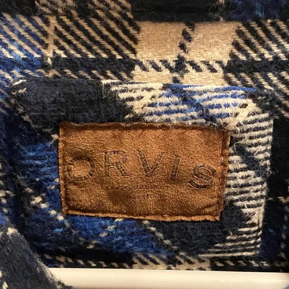 Orvis Navy and Cream Plaid Shirt Jacket
627 - Picture 2 of 7